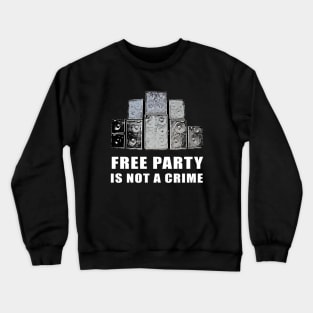 Free Tekno Is Not A Crime Crewneck Sweatshirt